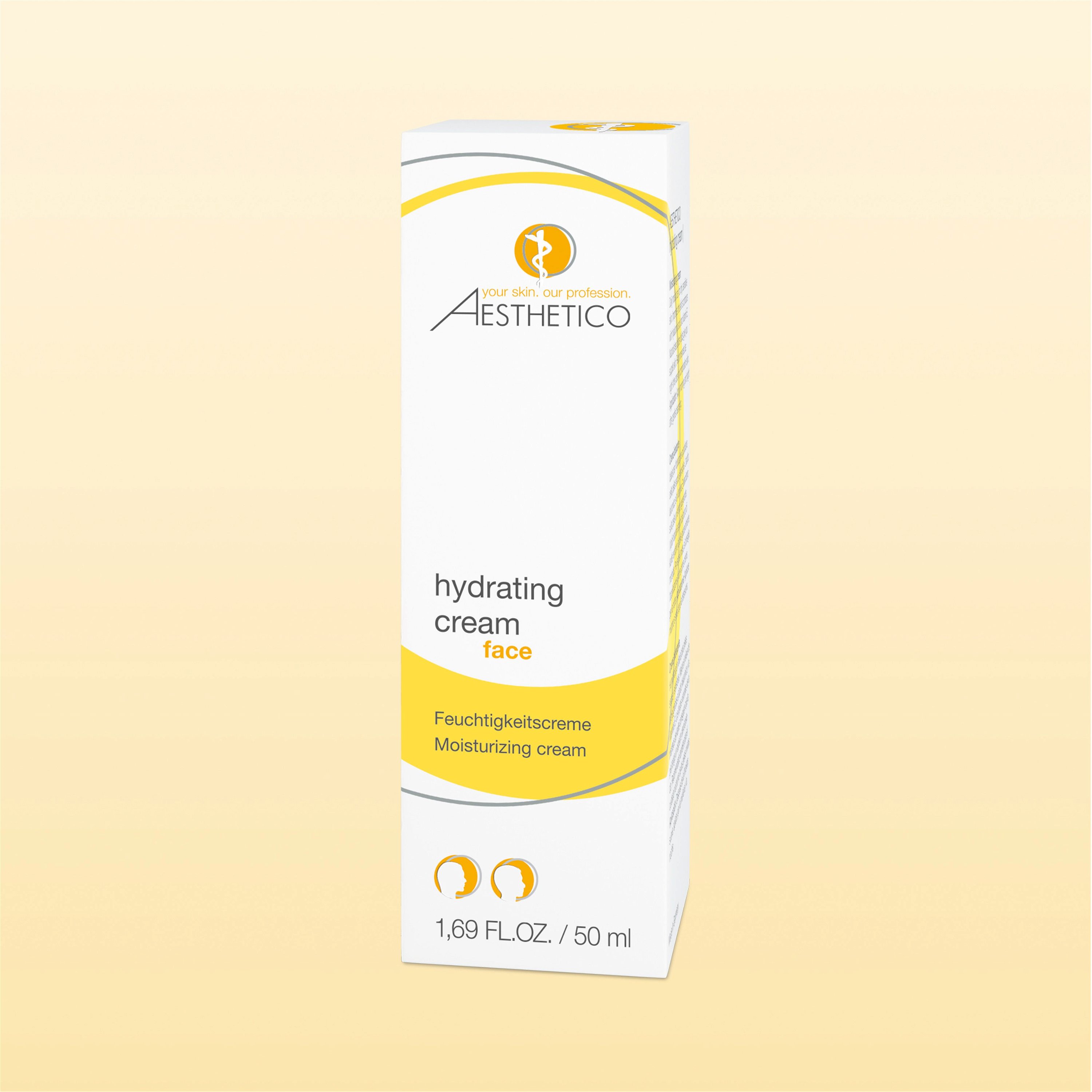 Umverpackung AESTHETICO hydrating crem, 50 ml