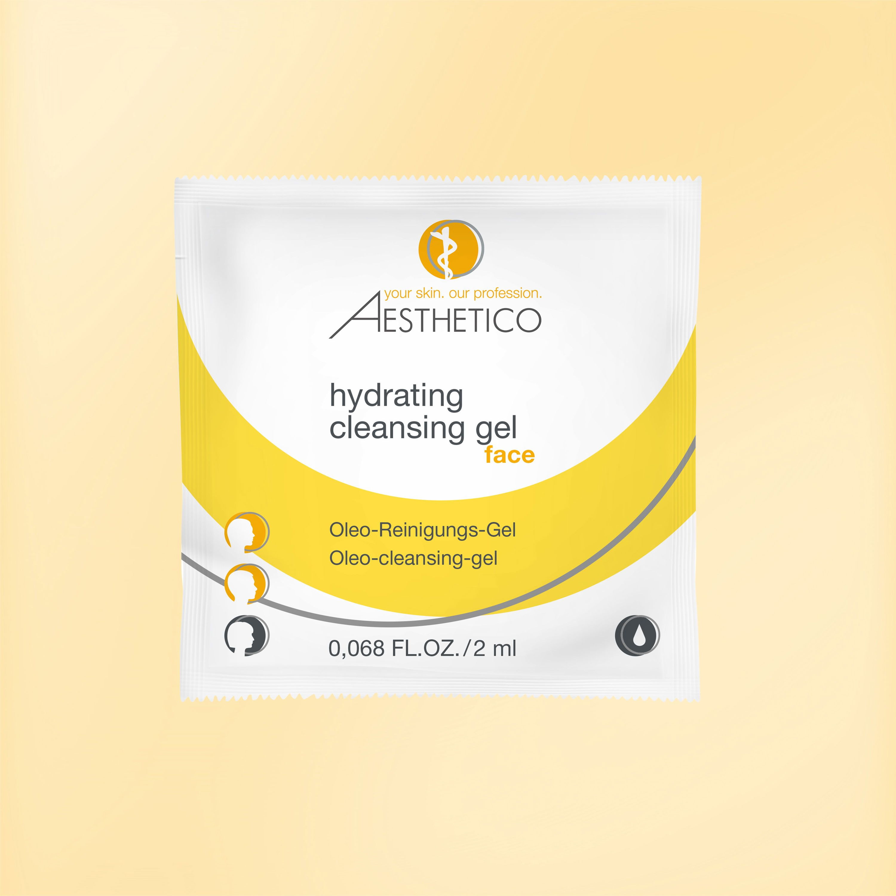 AESTHETICO Probesachet hydrating cleansing gel, 2 ml