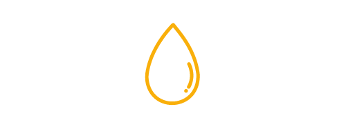 Gelbes Icon eines Wassertropfens