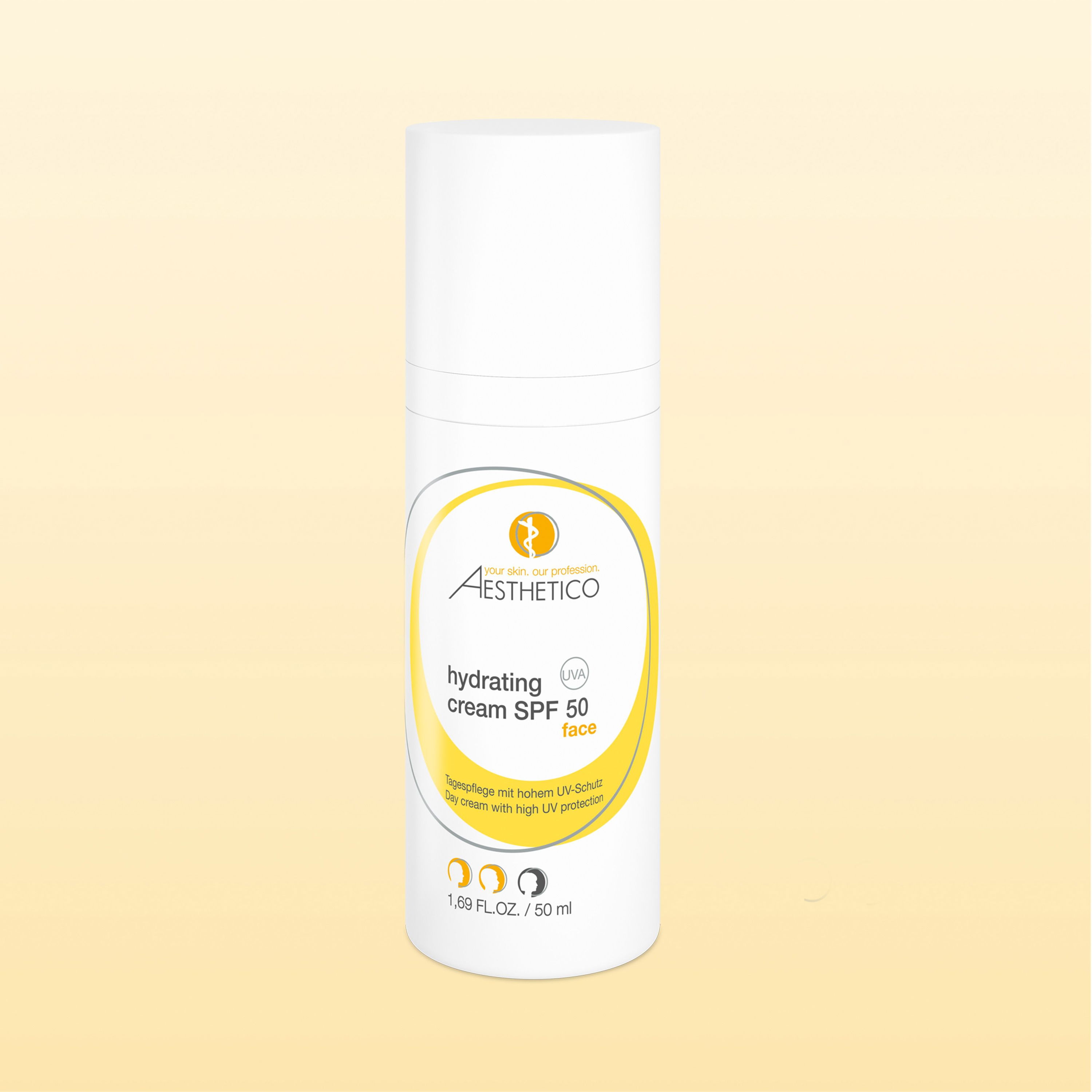 AESTHETICO hydrating cream SPF 50, 50 ml