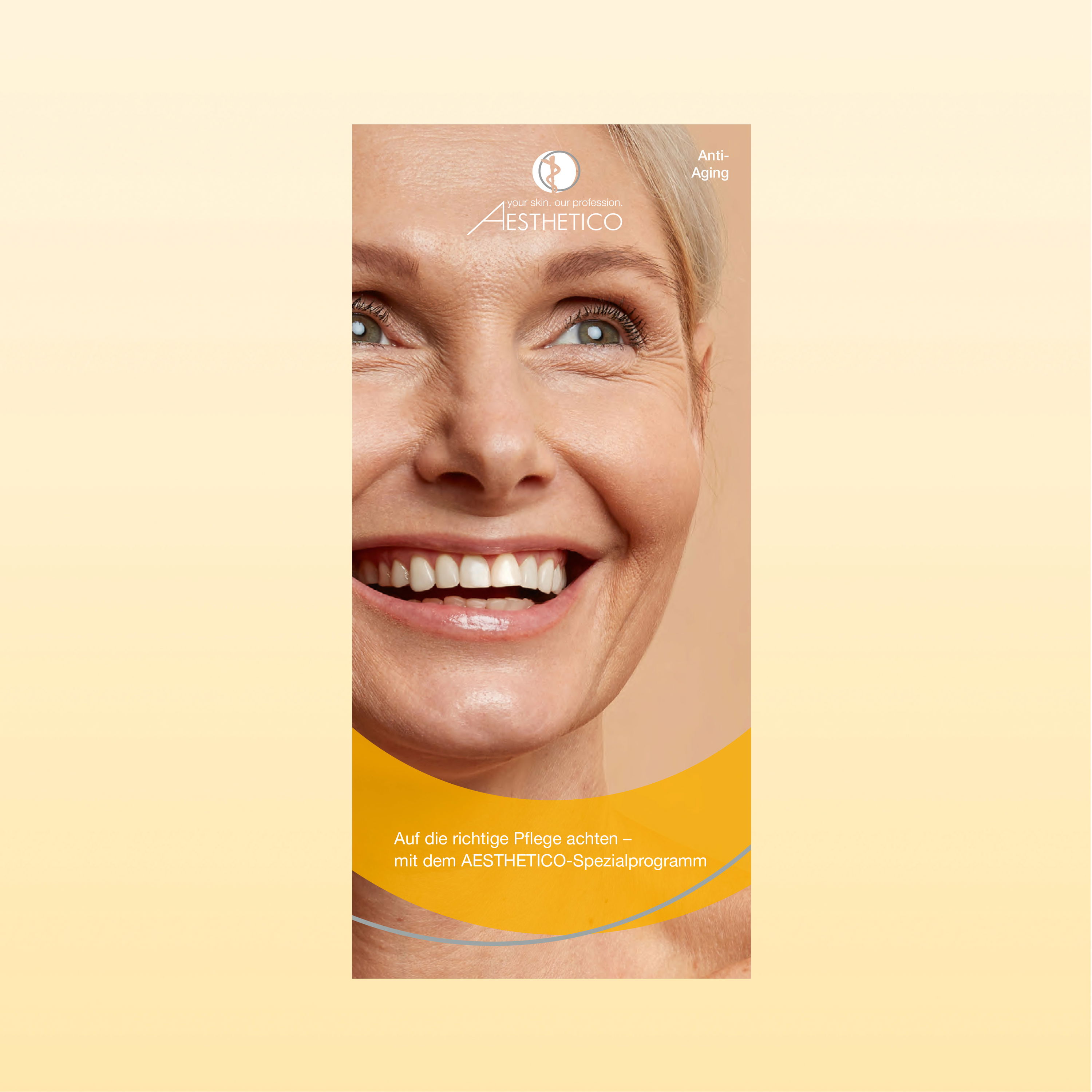Titelbild des Anti-Aging-Folders