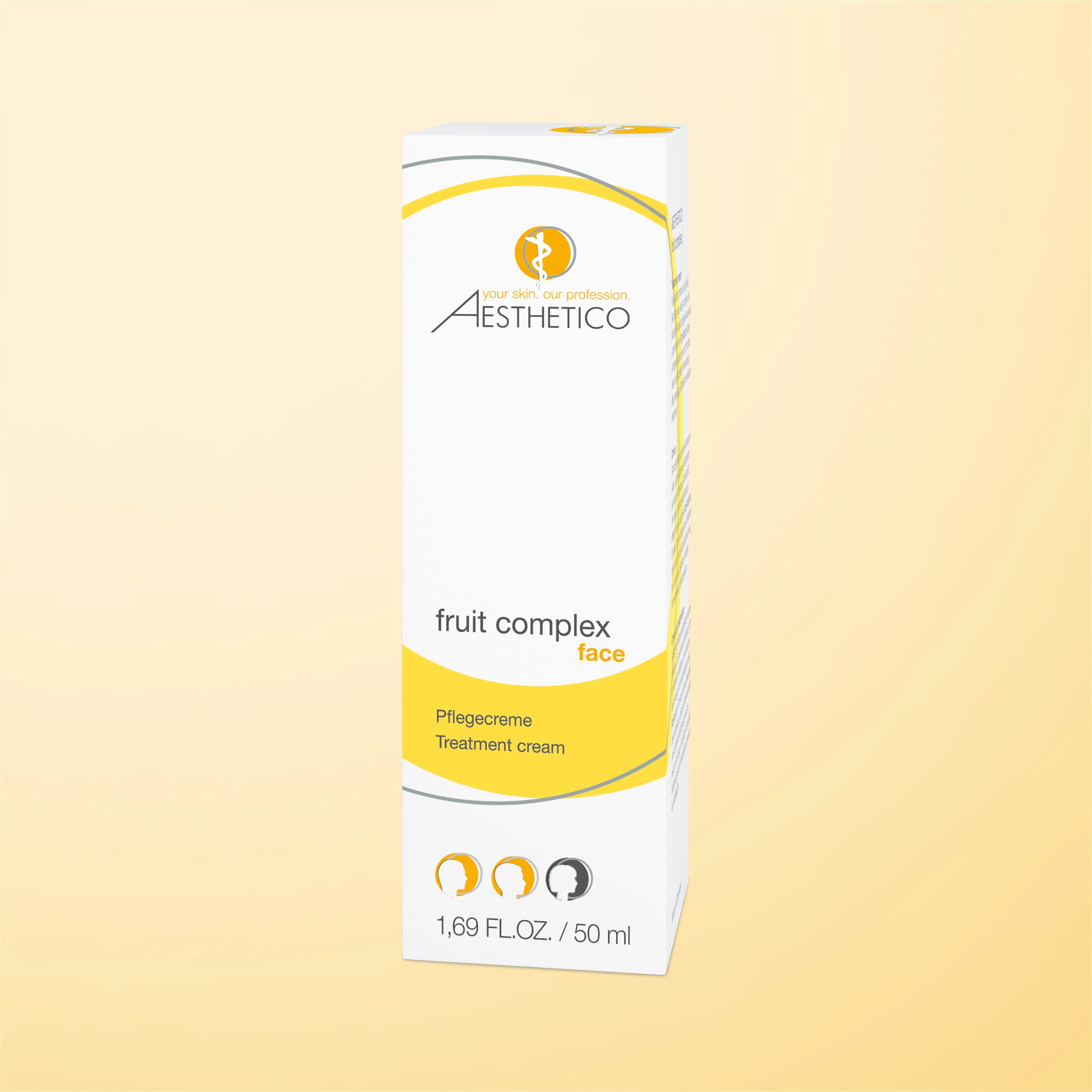Umverpackung AESTHETICO fruit complex, 50 ml