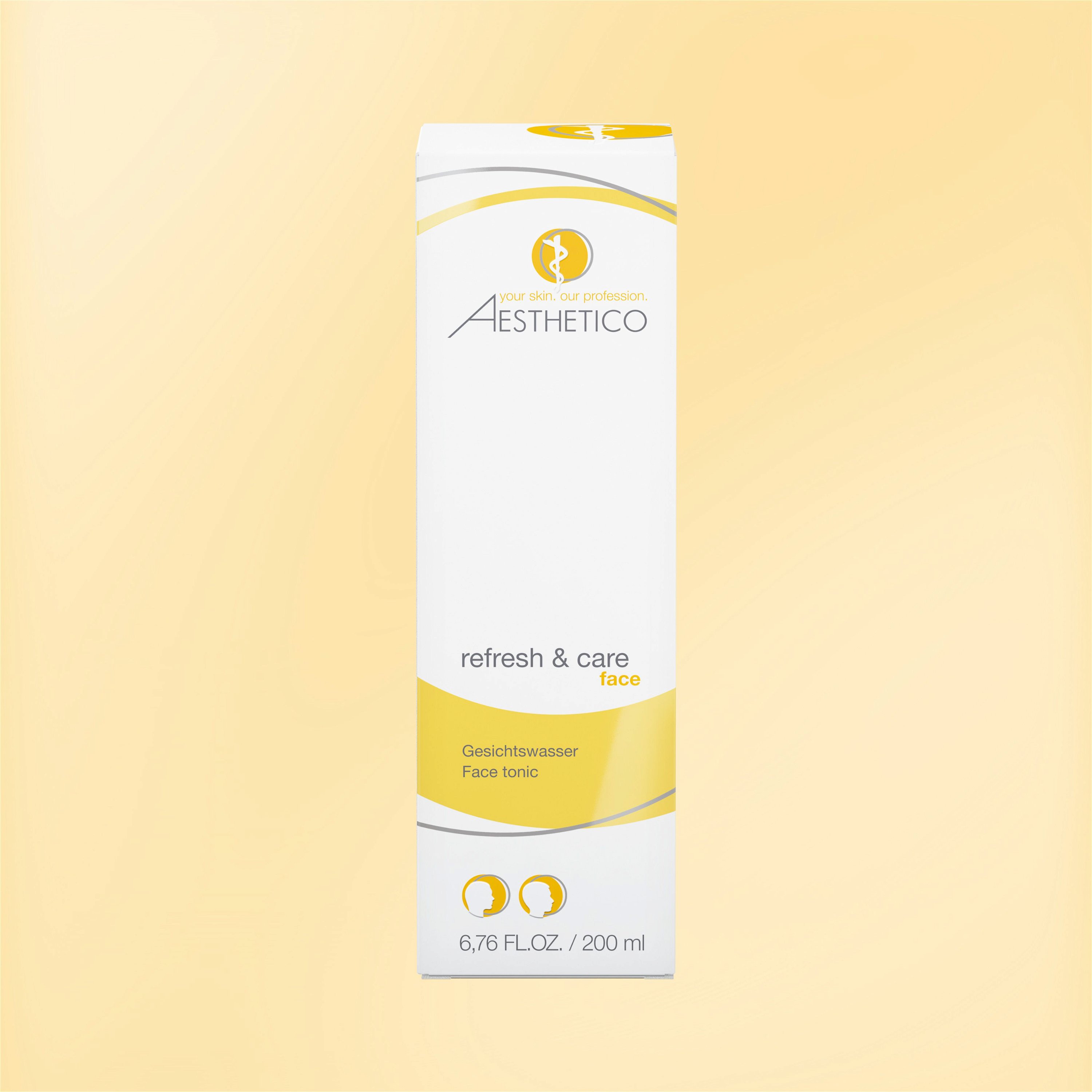 Umverpackung AESTHETICO refresh & care, 200 ml